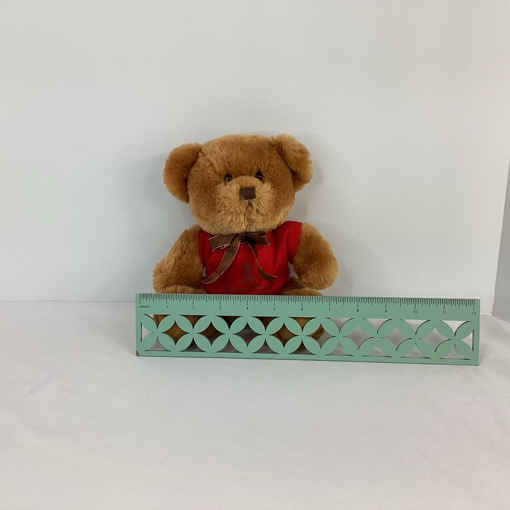 Steven Smith Royal Sonesta Hotel Plush Tea Teddy Bear Souvenir Red Shirt - Picture 7 of 9